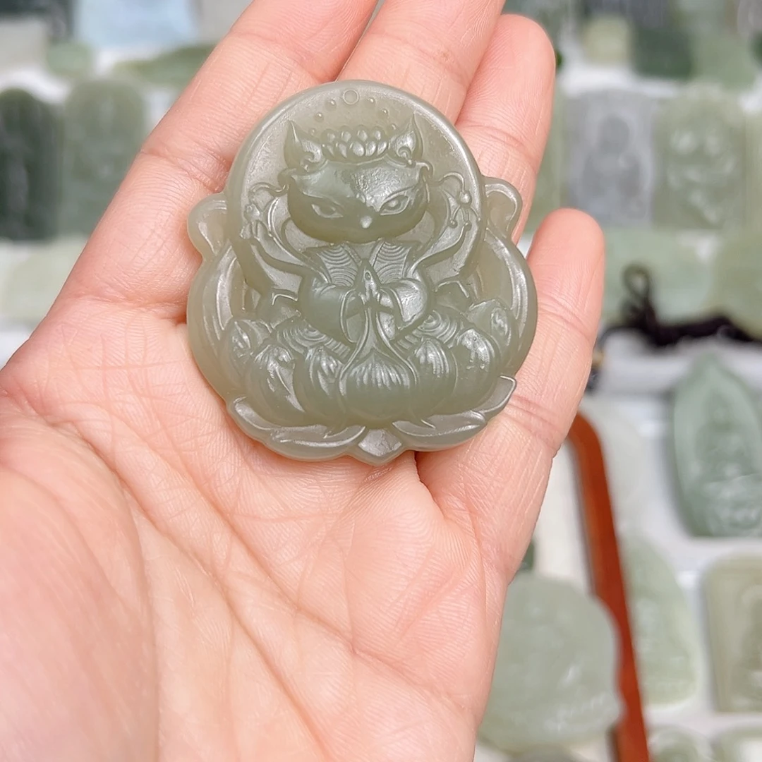 颈饰未镶嵌和田玉?****?