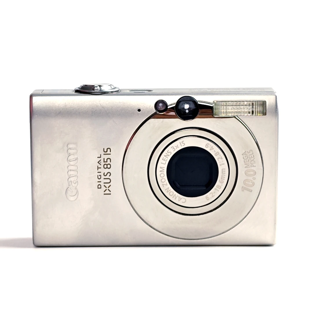 95新 Canon/佳能 ixus85银色清冷感人白景浓一千万像素小方块