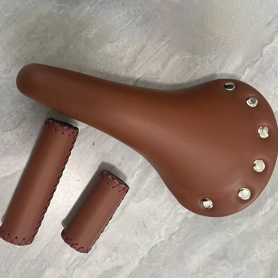 复古铆钉车座加把套