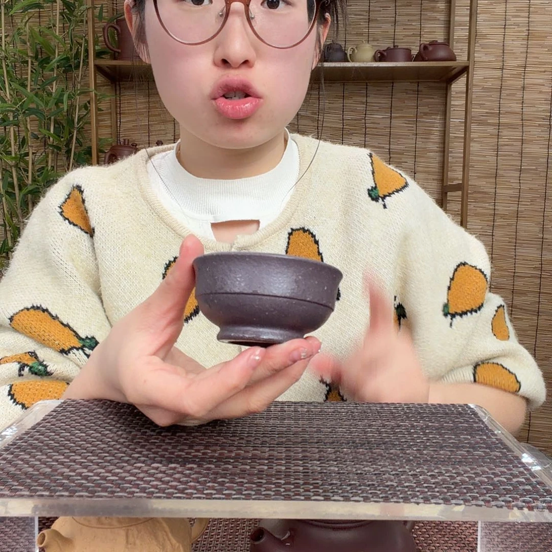 紫砂茶壶原矿老天青主人杯100CC左右没礼盒