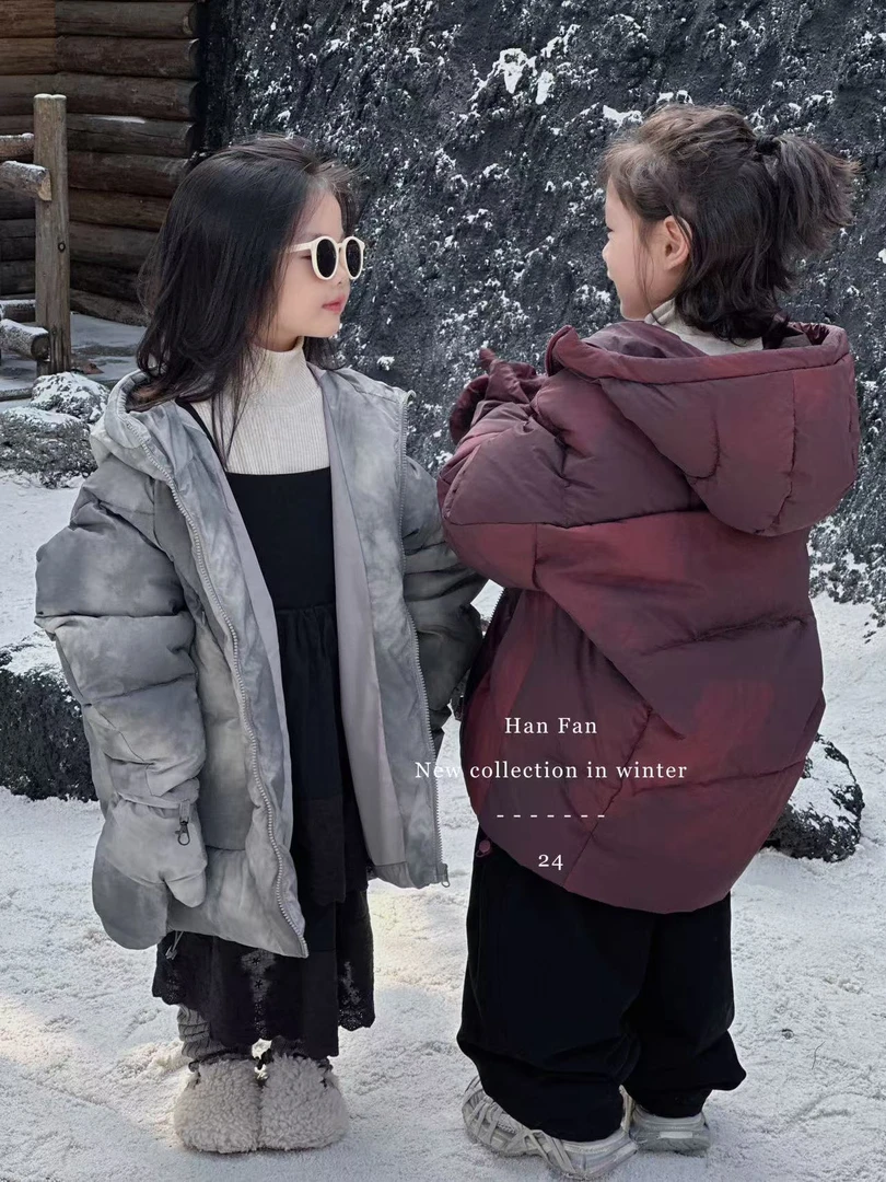 【羽绒服】断码青沧 儿童 韩版 冬季 白鸭绒加厚外套 豆籽禾田 韩范