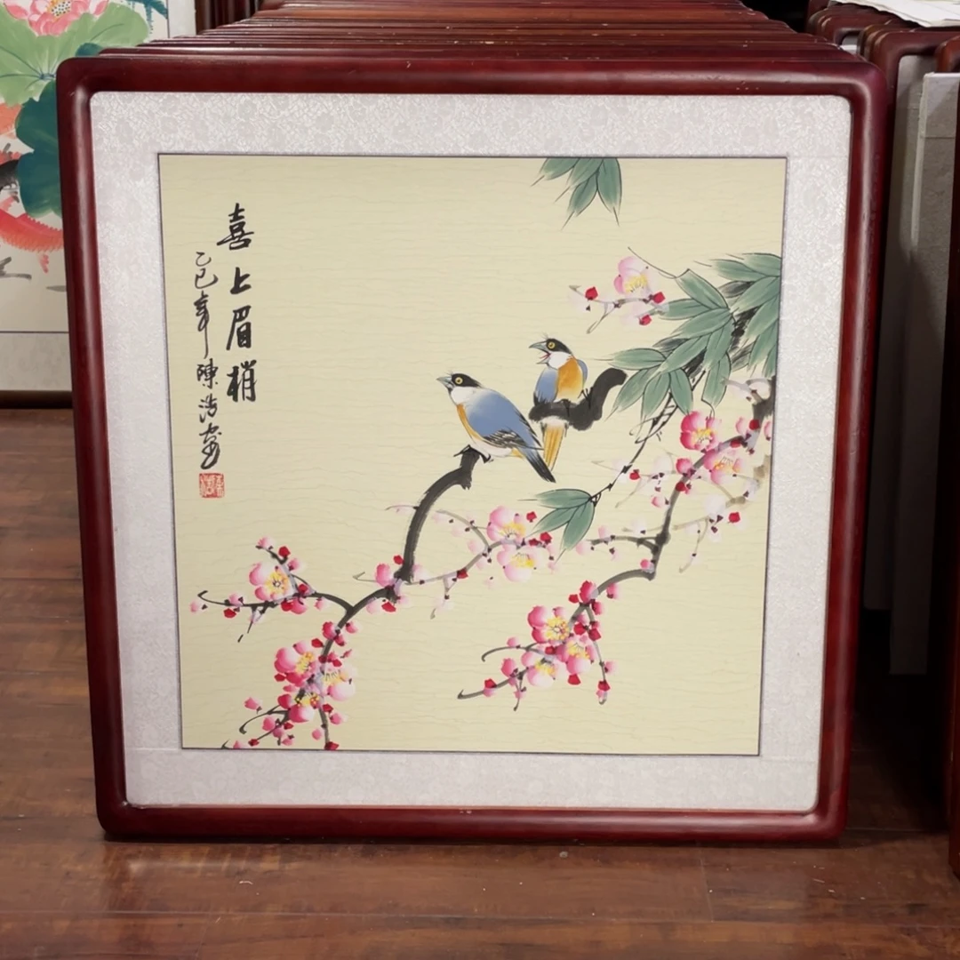 国画带框尺寸63*63厘米