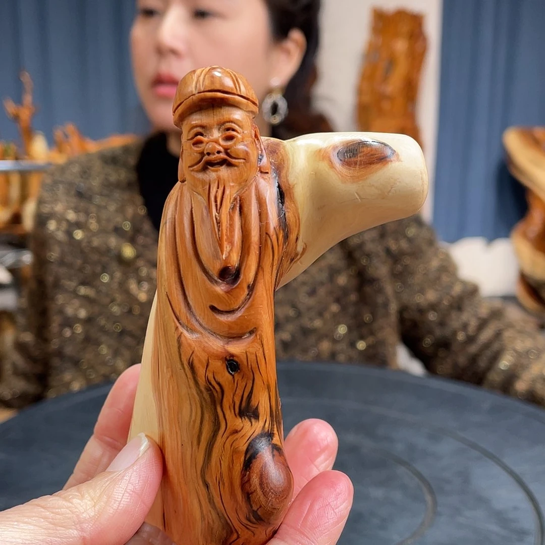 柏木（崖柏）手把件