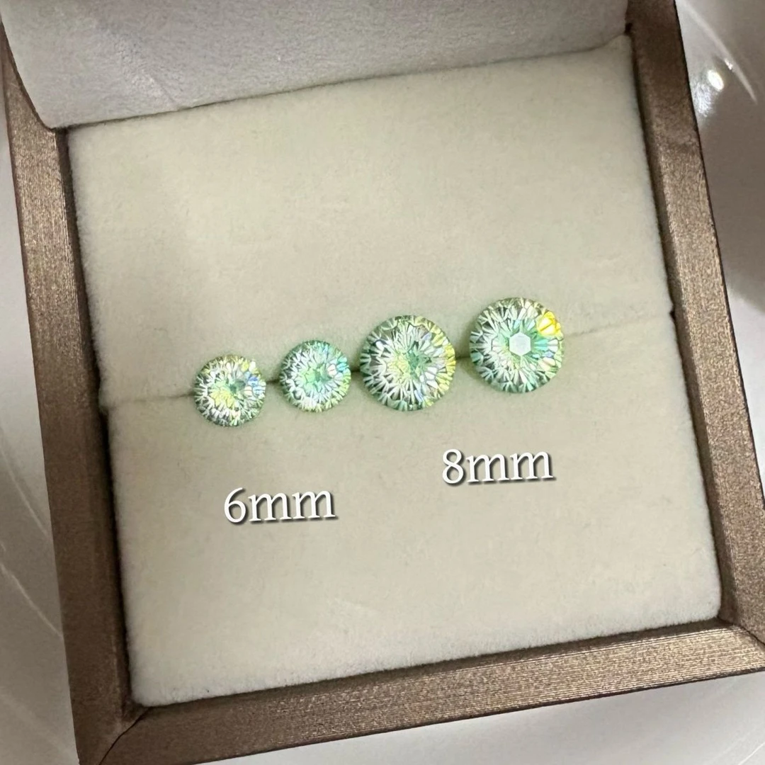 铁合金耳饰 超闪耳钉烟花切爆闪耳蜗钉高品质防过敏耳钉