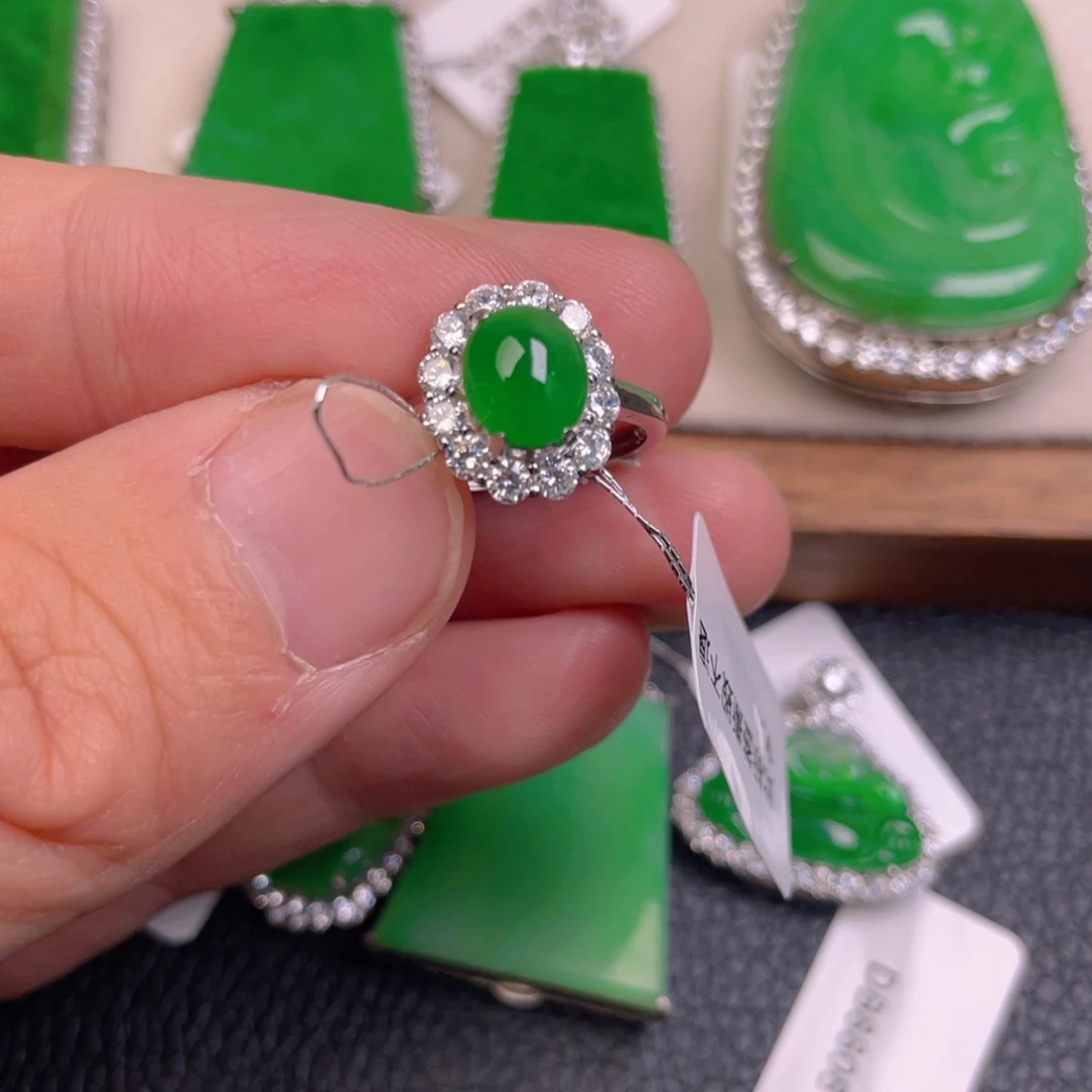 翡翠银S925镶嵌吊坠(不含链)龙*哥