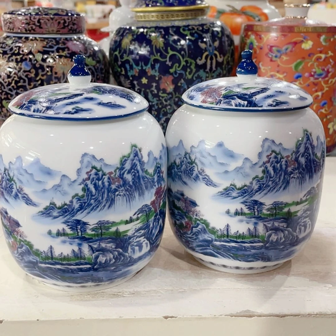 【闪购商品】罐陶瓷茶叶罐密封罐