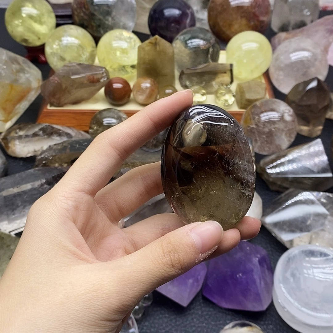 水晶珠宝半成品未镶嵌70水晶石