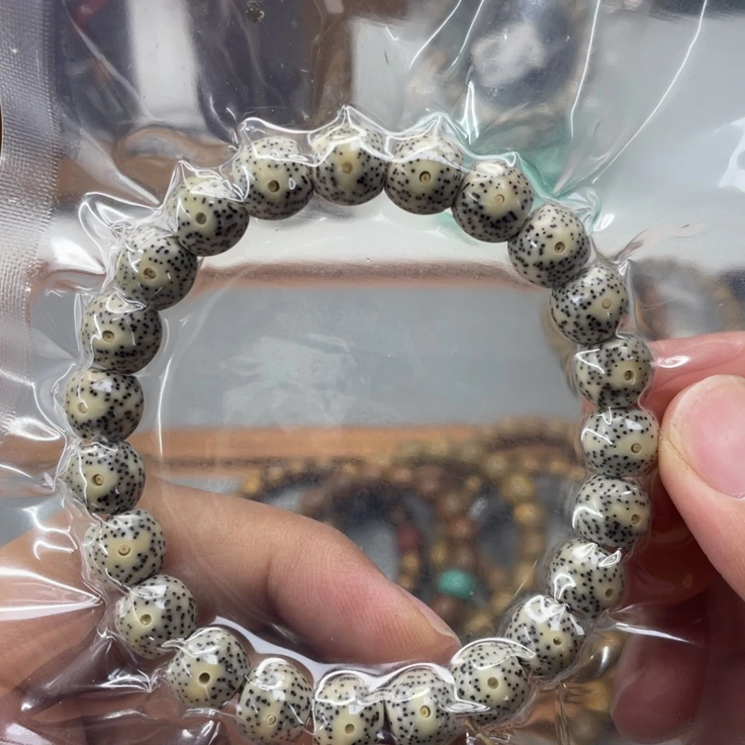 手串星月菩提10*9鼓珠小细星