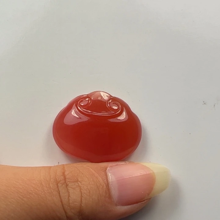 南红玛瑙挂件未镶嵌南***n联合平安锁