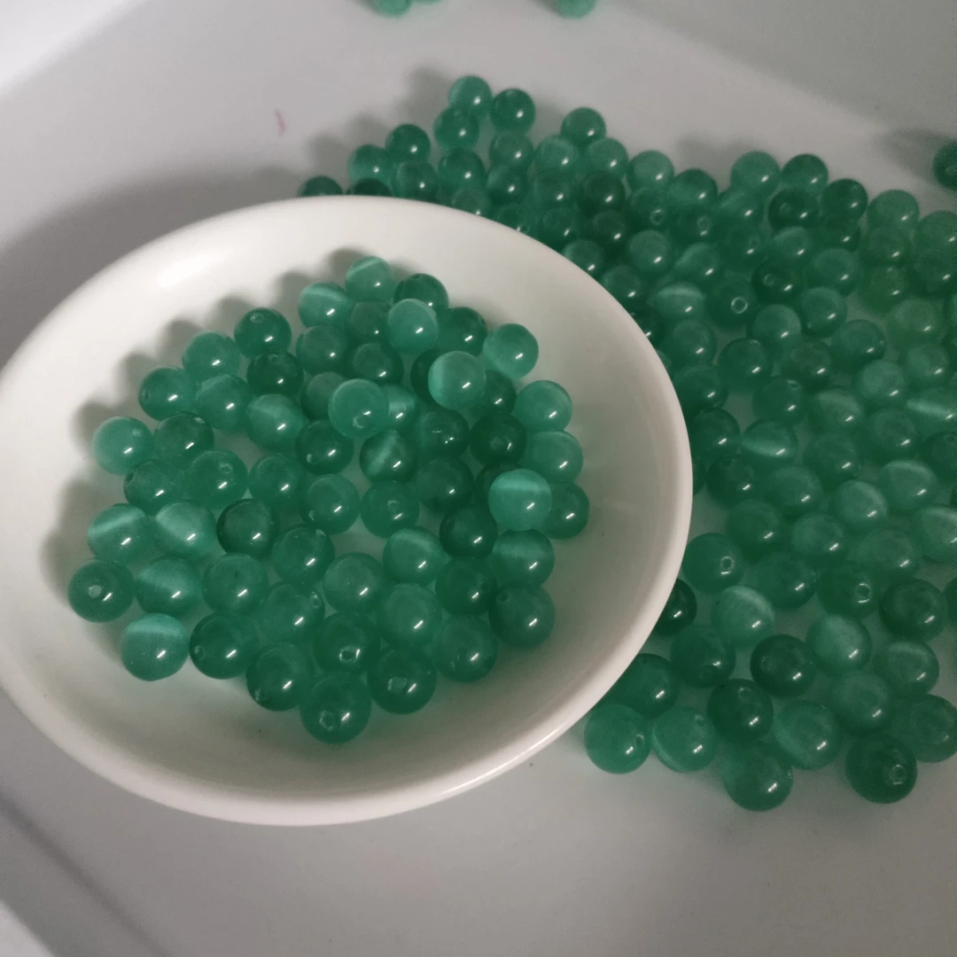 w2470湖水蓝猫眼10mm*10颗