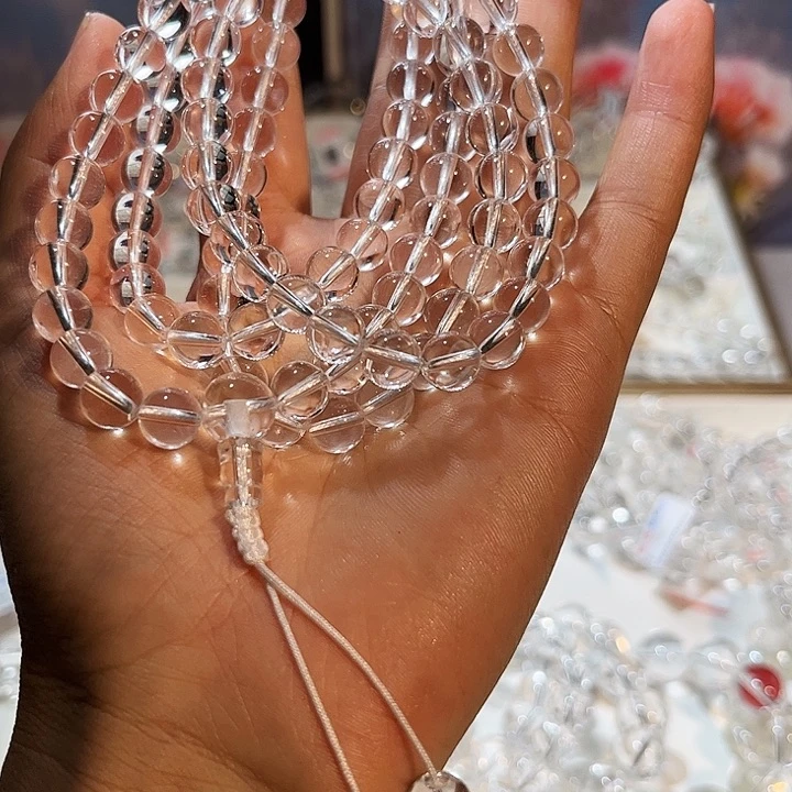 有机玻璃巴西白水晶8 mm