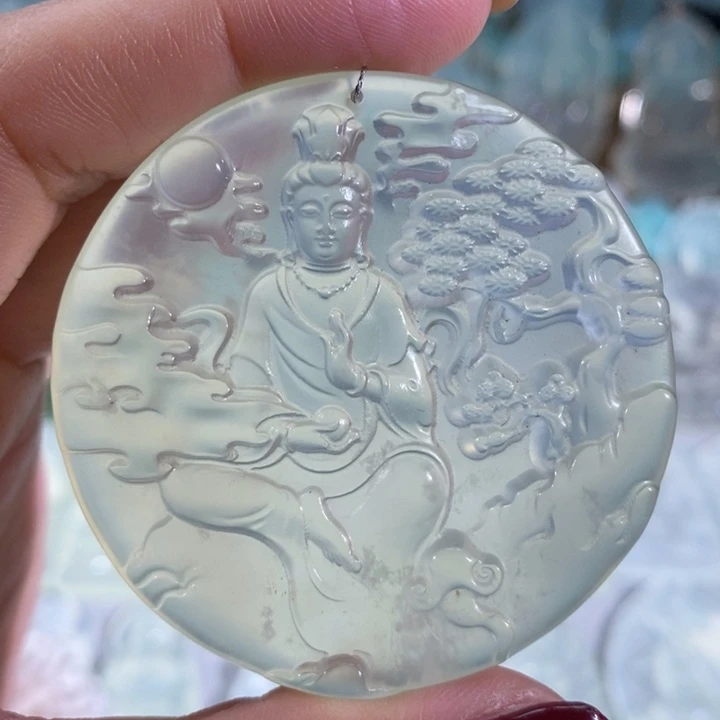 岫玉吊坠未镶嵌吊坠