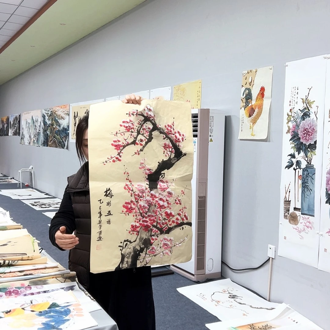 国画国画作品纯手绘制字画