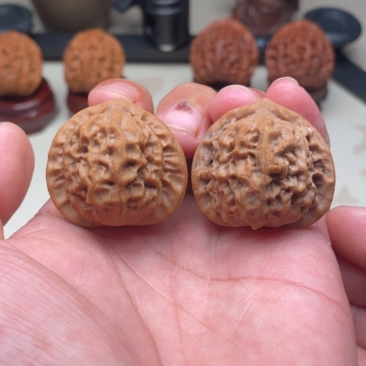 吊坠文玩核桃瓷娃娃34.5