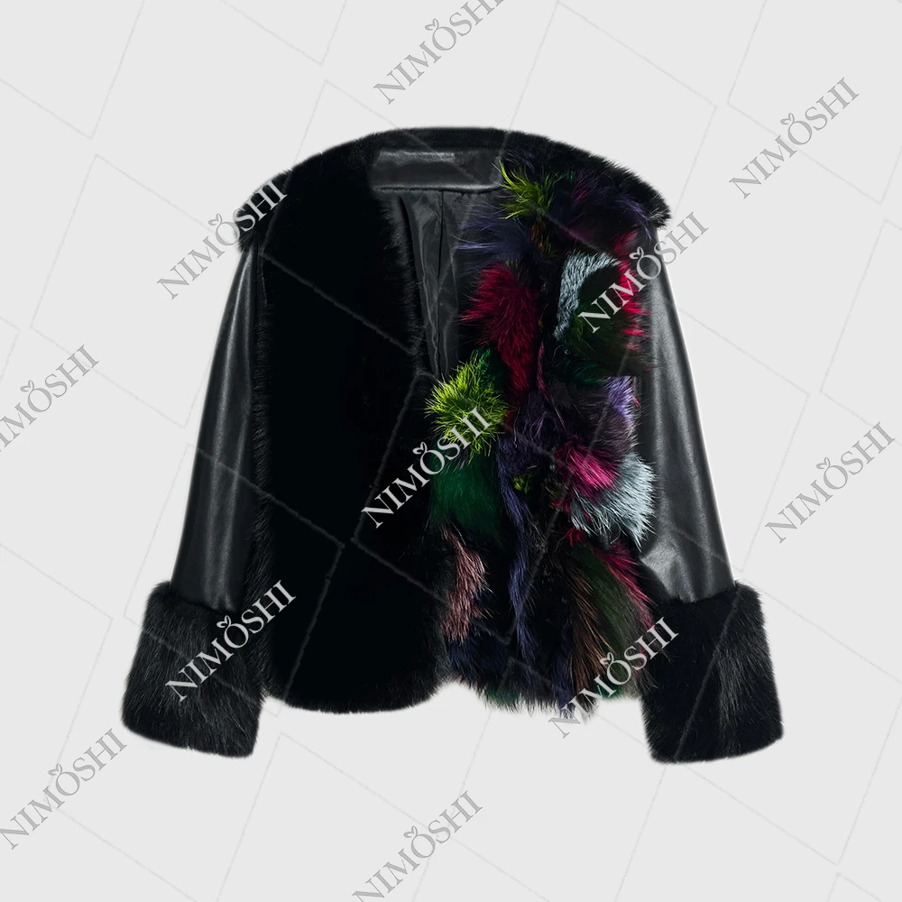 NIMOSHI【倩倩】新款欧式高级毛外套保暖加厚时尚L5135