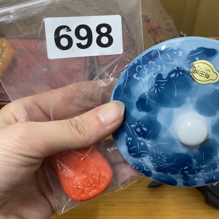 瓷片心*哈中古工艺品树脂