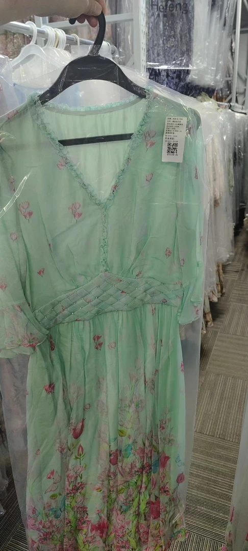 【2024-林姐真丝】重磅100桑蚕丝连衣裙Q3338