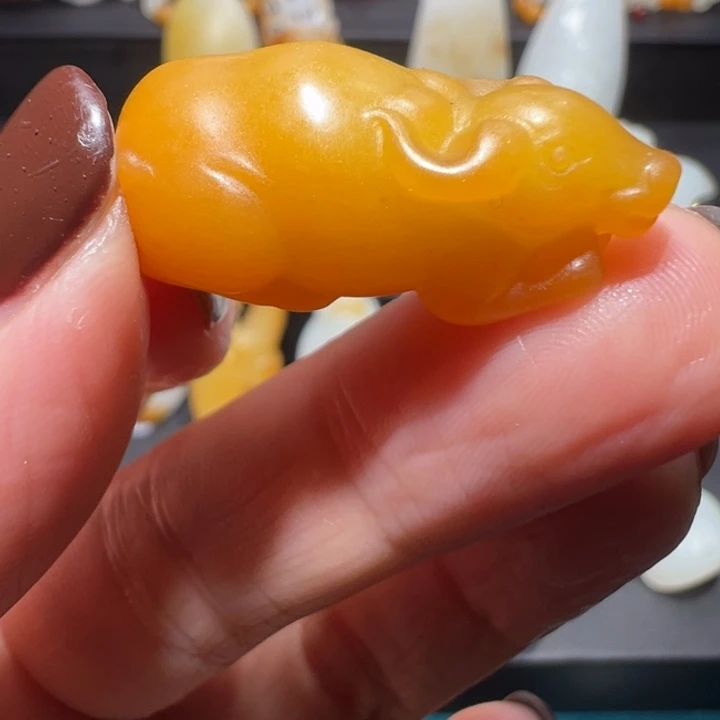 和田玉颈饰未镶嵌平***1