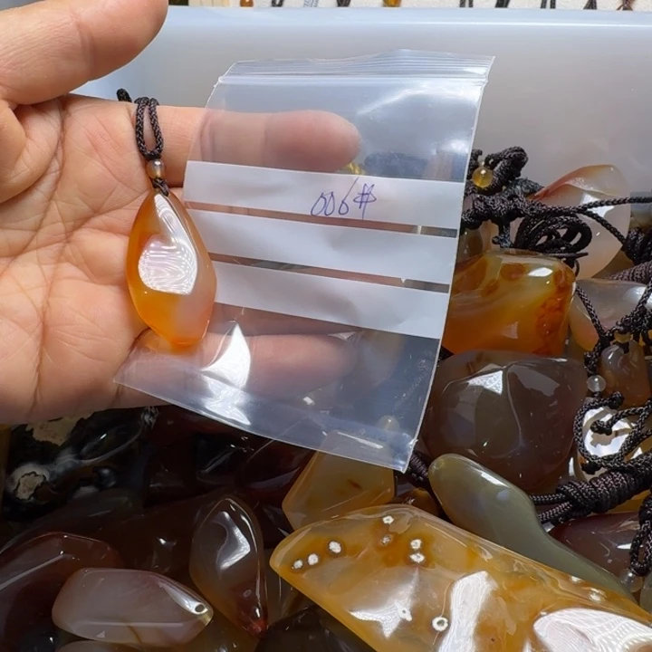 心***0玛瑙/玉髓未镶嵌颈饰006