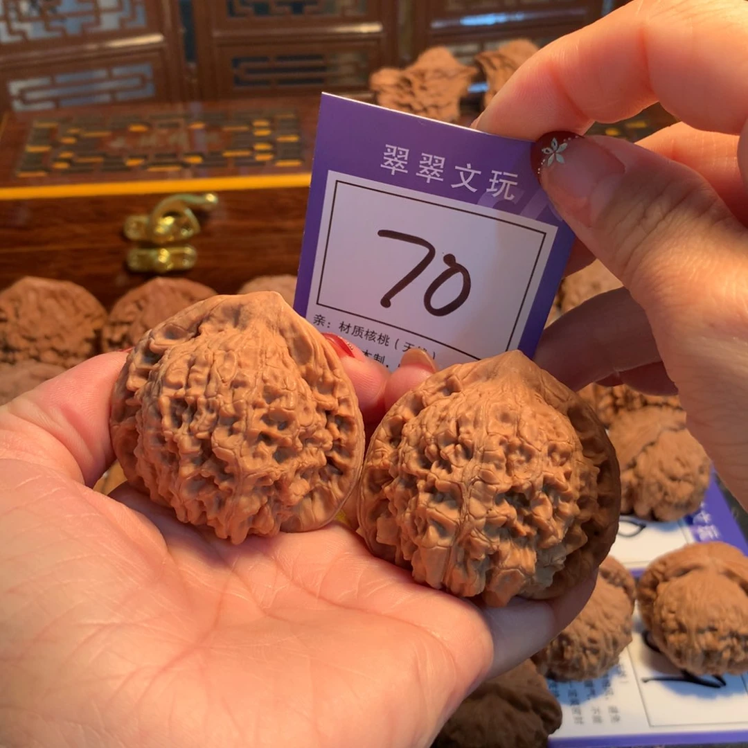 文玩核桃吊坠70号官帽4.9