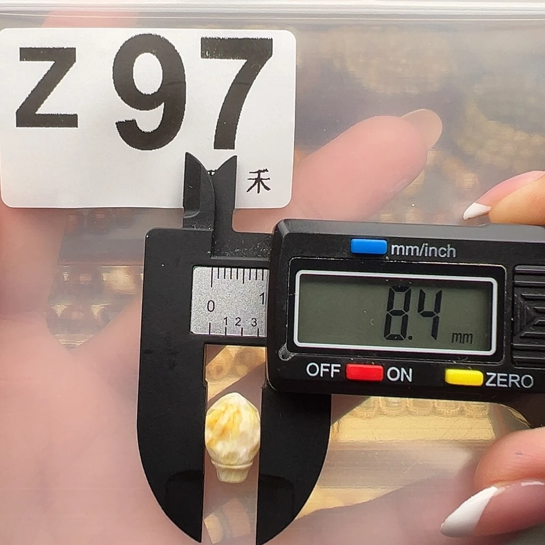 裸石琥珀未镶嵌三通