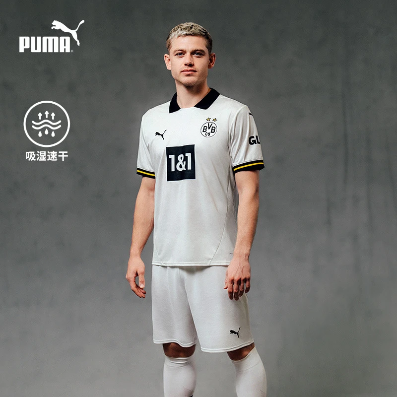 PUMA彪马多特蒙德第二客场球迷版球衣吸湿速干短袖T恤上衣 774964