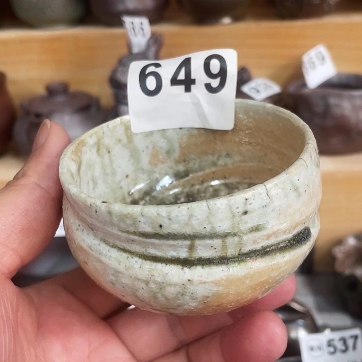 茶杯紫砂柴烧纯手工649