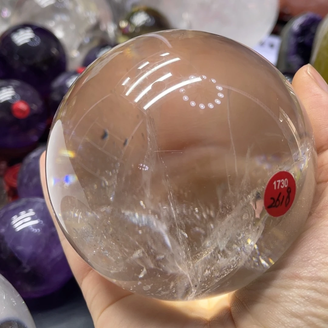 MM白水晶球H1730未镶嵌水晶A*C