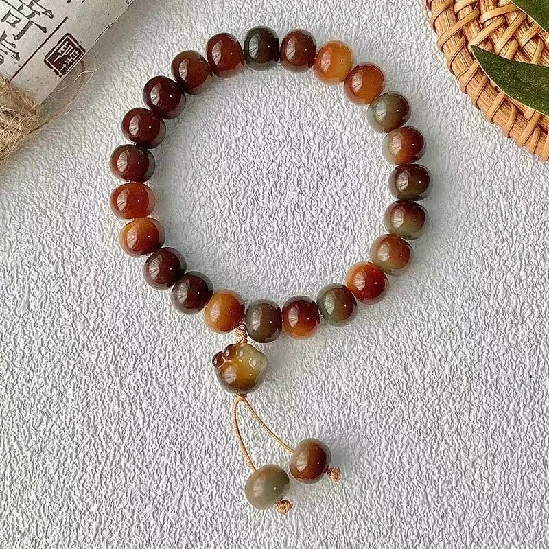 【单圈款】10mm敦煌菩提23颗猫爪手持单圈手串印尼老料精品菩提子