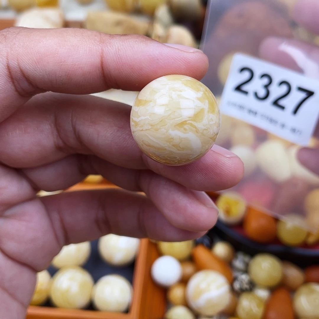 未镶嵌蜜蜡珠宝奇石粉沙眼22.2虎皮