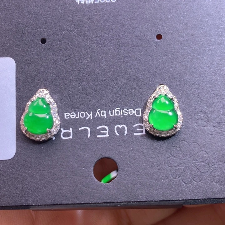 【闪购商品】颈饰银S925镶嵌翡翠天然翡翠