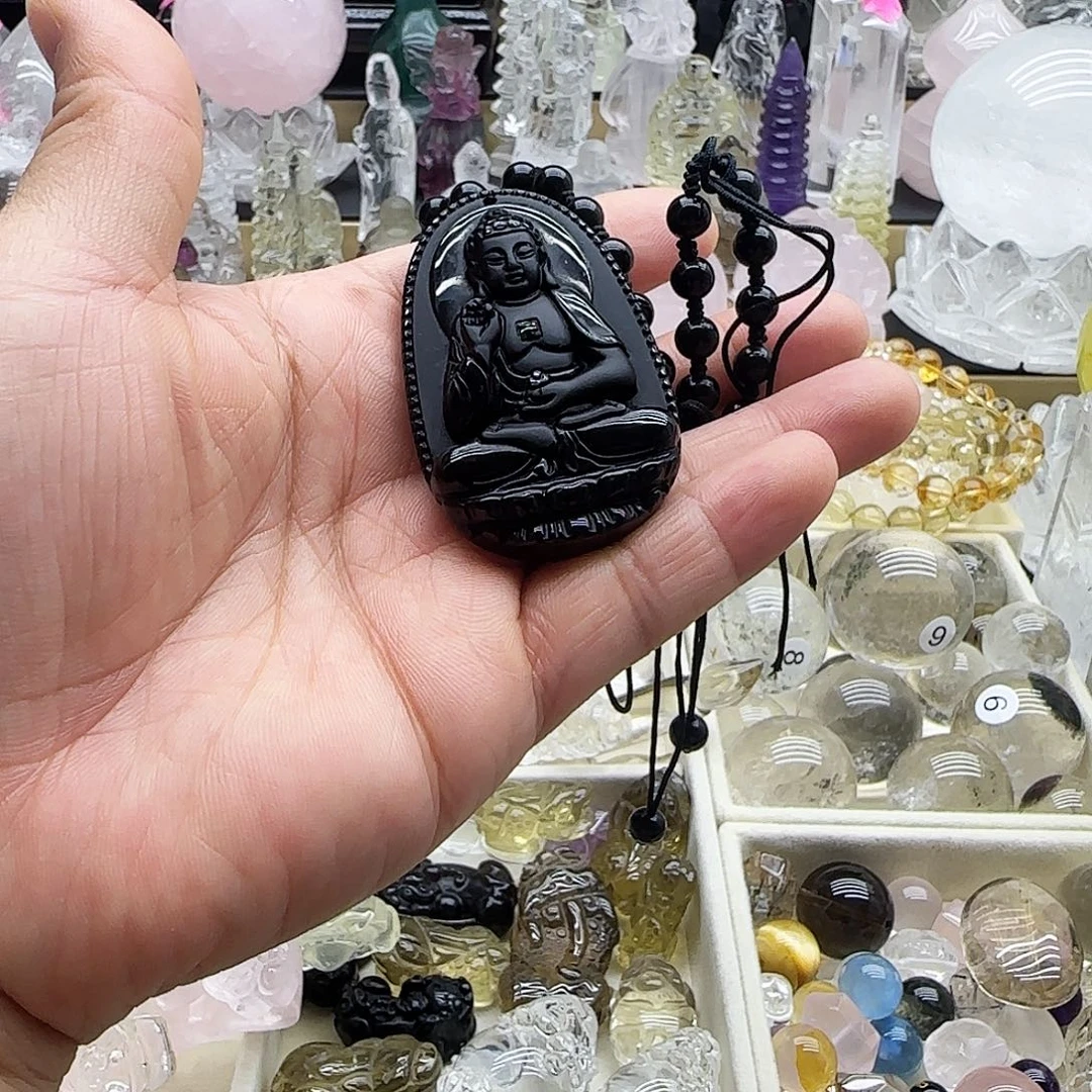 水晶车挂未镶嵌摆件