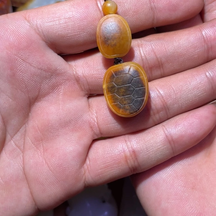 颈饰未镶嵌和田玉粑*柑