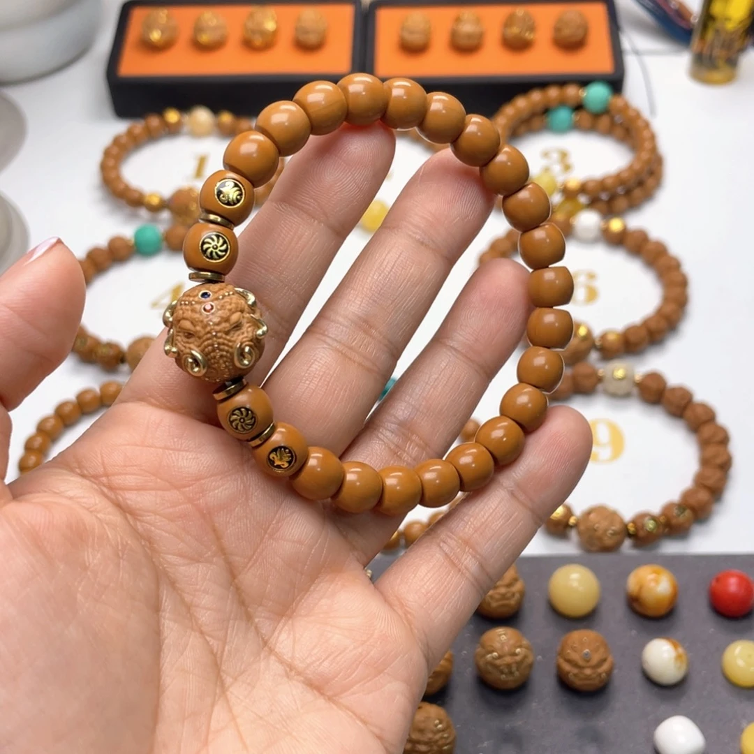 ️***李猴头核桃手串直切➕四标➕像