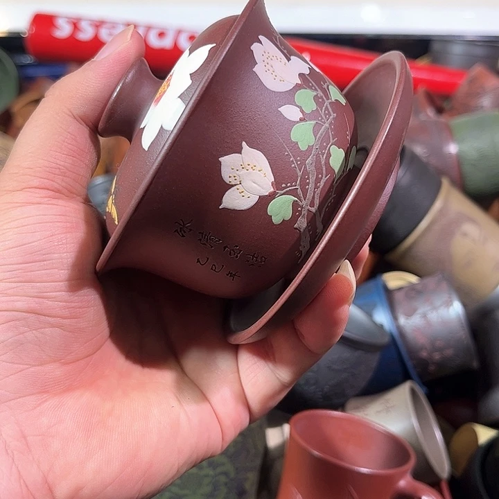 茶杯紫砂全手工紫砂主人杯