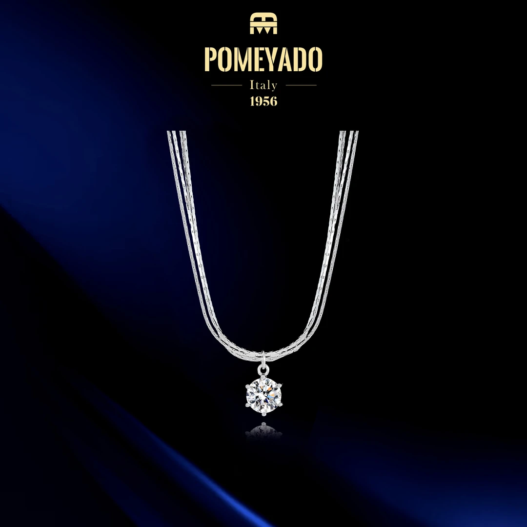 坠链均925银 【银河真谛】Pomeyado小众简约六爪项链F0101