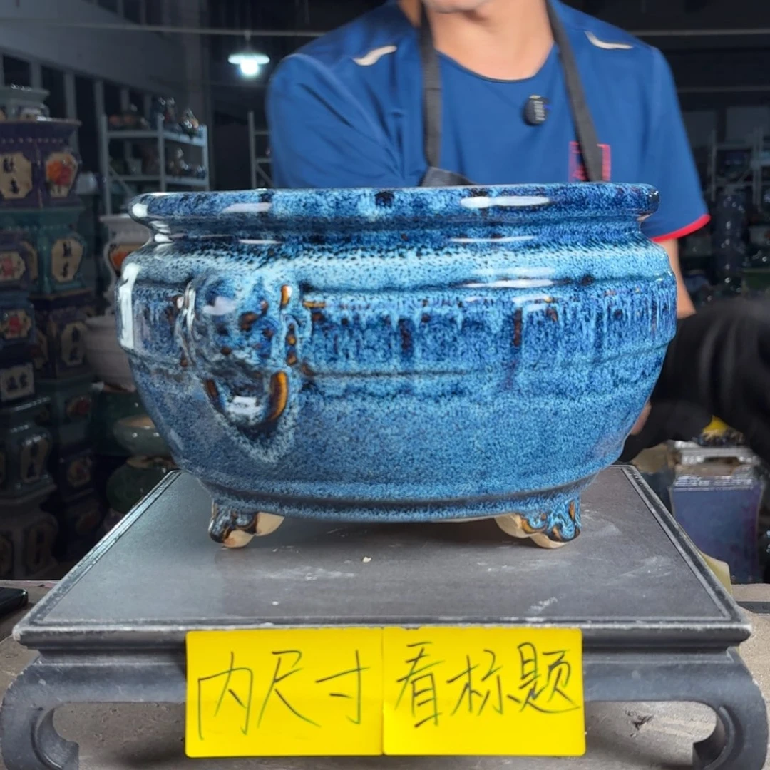 一风堂石湾花盆 内21*14