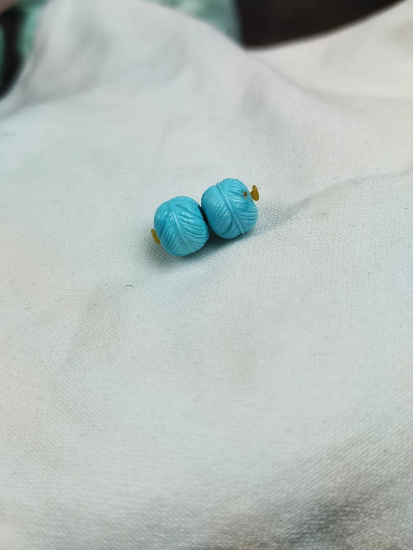 天然原矿绿松石雕刻
