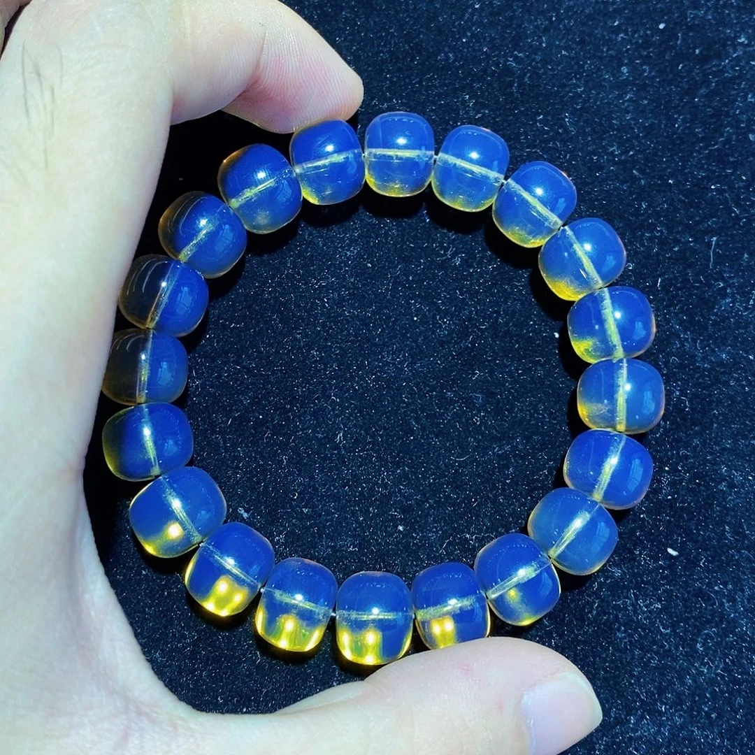 蓝珀未镶嵌珠宝奇石11mm