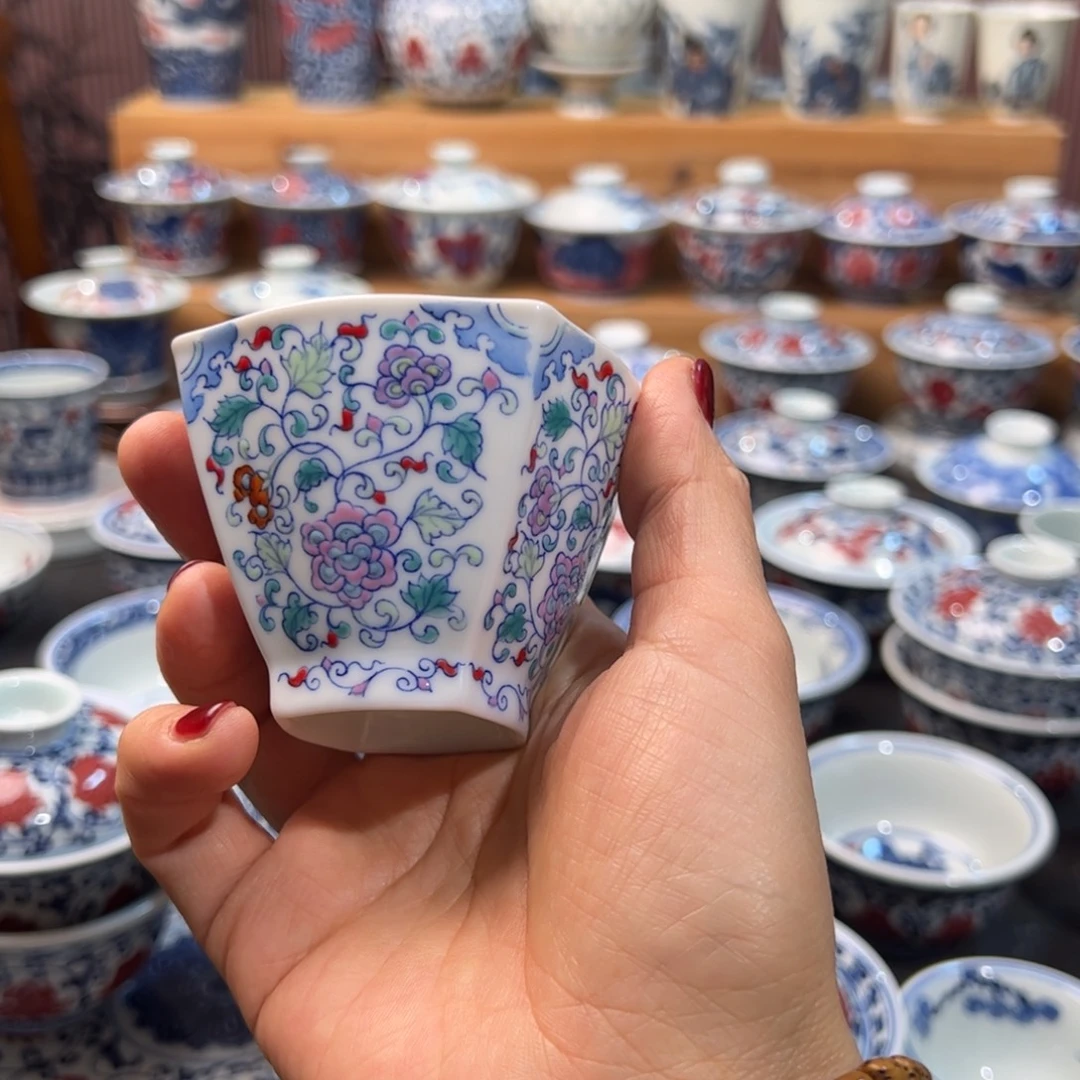 斗彩杯子啊杯子啊杯子啊