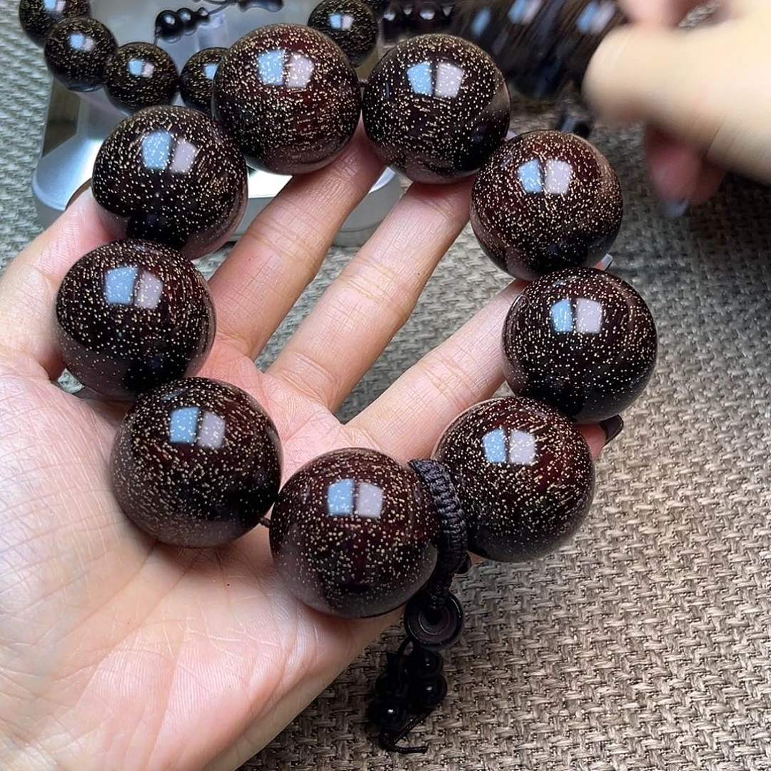 檀香紫檀（小叶紫檀）3.0 9颗爆星