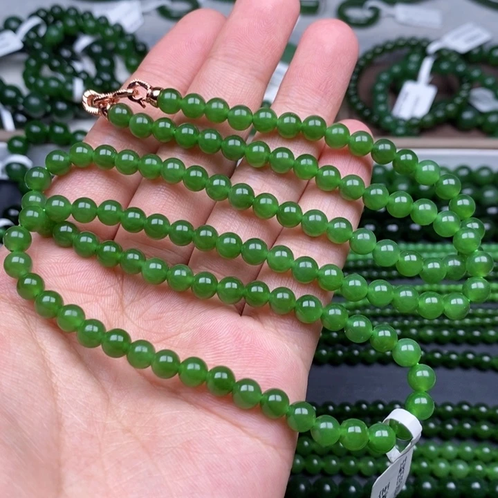 项链未镶嵌和田玉（碧玉）卡6