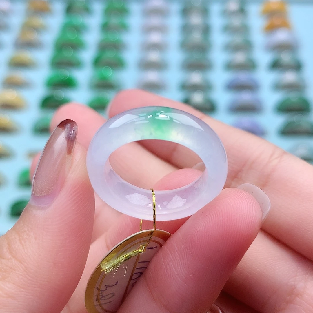 未镶嵌戒指翡翠?****角13圈