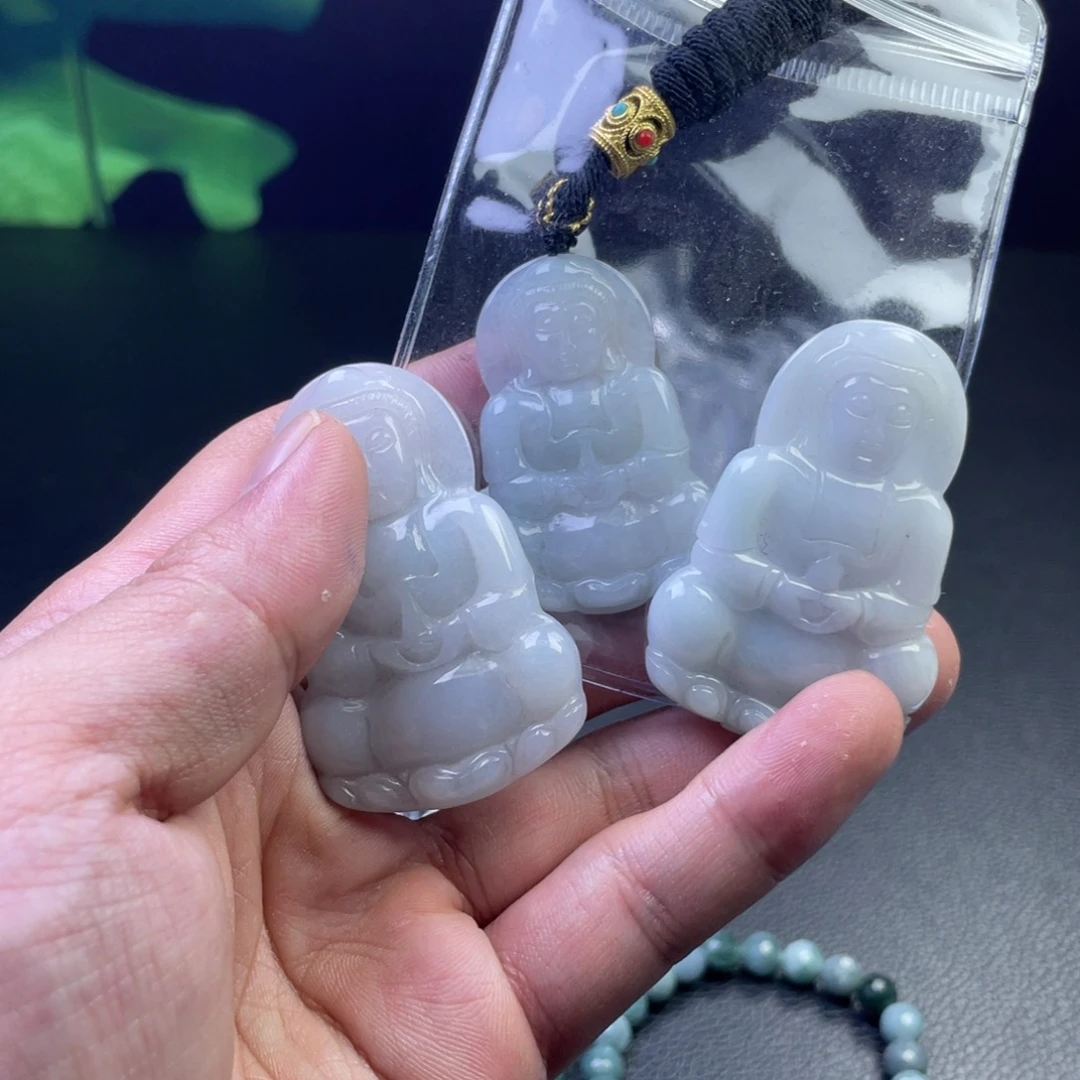 翡翠未镶嵌挂件翡翠首饰随机发