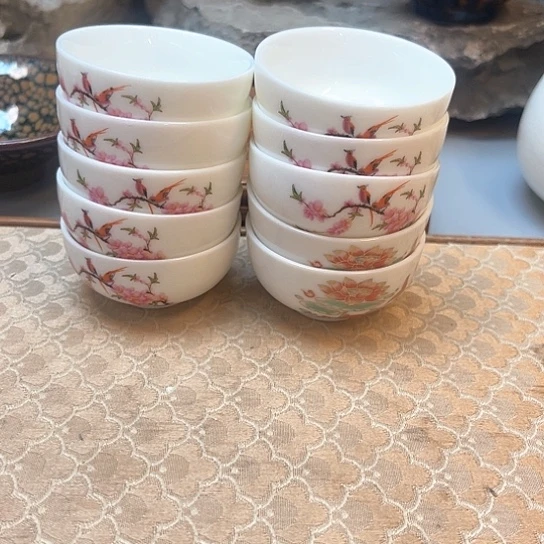 现代陶瓷单杯陶瓷杯子微瑕10个