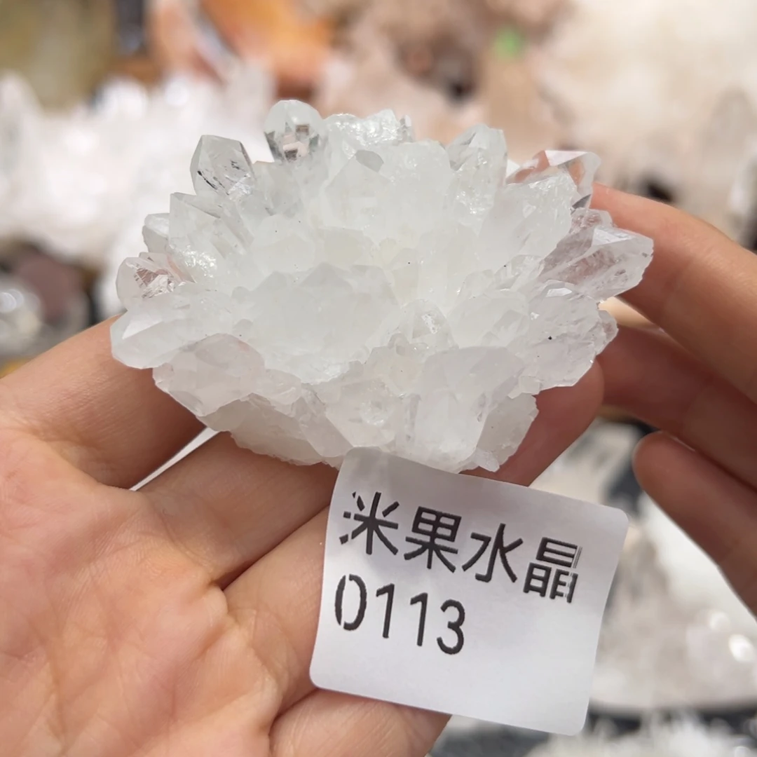 珠宝半成品未镶嵌水晶菊花晶