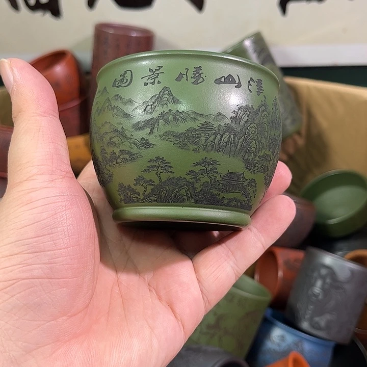 茶杯紫砂全手工紫砂主人杯