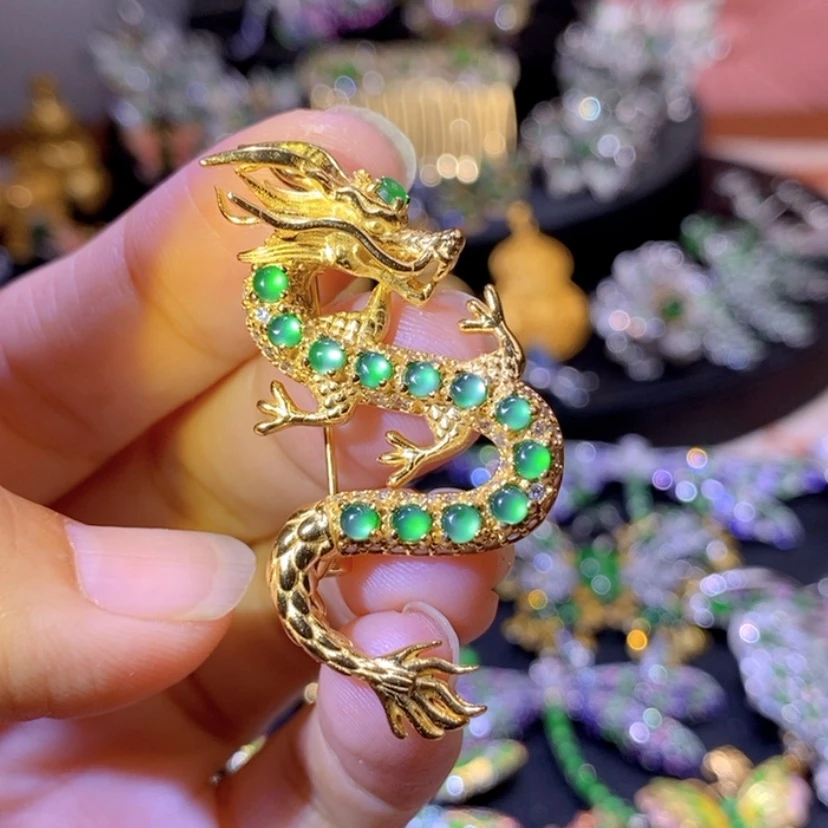 【闪购商品】翡翠挂件银S925镶嵌