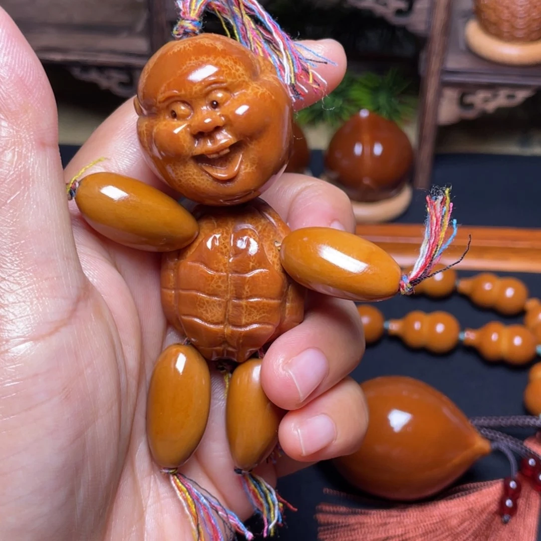 橄榄核吊坠富贵人生