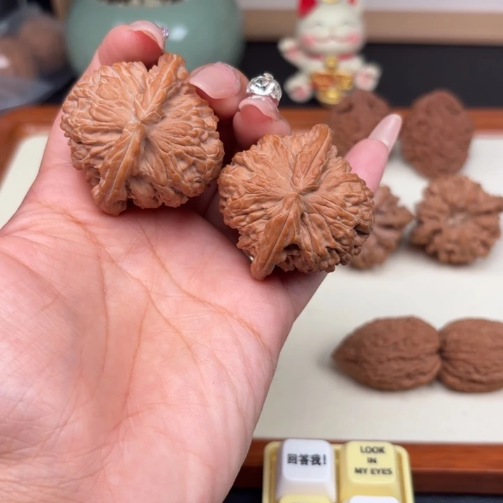 把件文玩核桃全品白狮子43
